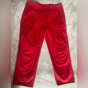 Lauren Ralph Lauren - Red Straight Leg Jeans 100% Cotton - Size 16